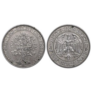 Germany, 5 Reichsmark, 1929 year, A, Oak Tree
