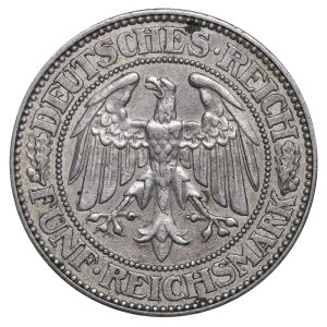 Germany, 5 Reichsmark, 1929 year, A, Oak Tree