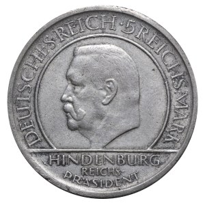 Germany, 5 Reichsmark, 1929 year, A, 10th Anniversary of the Weimar Constitution