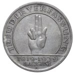 Germany, 5 Reichsmark, 1929 year, A, 10th Anniversary of the Weimar Constitution