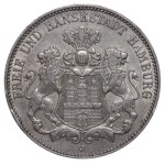 Free Hanseatic city of Hamburg, 3 Mark, 1909 year, J