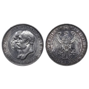 Kingdom of Prussia, 3 Mark, 1911 year, A, 100th Anniversary of the University of Wroclaw