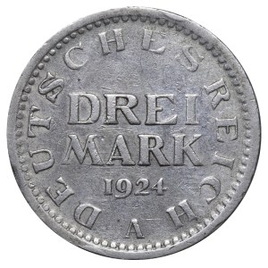 Germany, 3 Mark, 1924 year, A