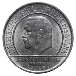Germany, 3 Reichsmark, 1929 year, A, 10th Anniversary of the Weimar Constitution