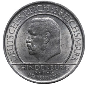 Germany, 3 Reichsmark, 1929 year, A, 10th Anniversary of the Weimar Constitution