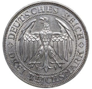 Germany, 3 Reichsmark, 1929 year, E, 1000th Anniversary of Meissen