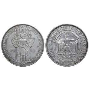 Germany, 3 Reichsmark, 1929 year, E, 1000th Anniversary of Meissen