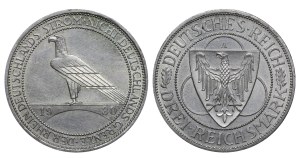 Germany, 3 Reichsmark, 1930 year, A, Liberation of Rhineland