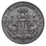 Free Hanseatic city of Hamburg, 2 Marks, 1906 year, J