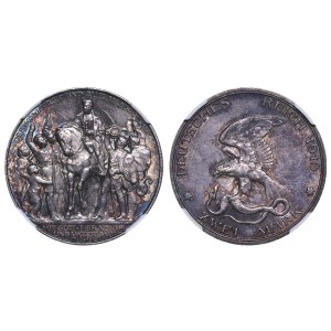 Kingdom of Prussia, 2 Marks, 1913 year, 100th Anniversary of the Prussians entering the war against Napoleon, NGC, MS 63