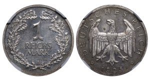 Germany, 1 Reichsmark, 1925 year, A, NGC, PF 65