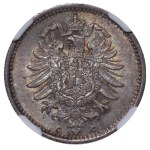 Germany, 50 Pfennigs, 1875 year, C, NGC, MS 64