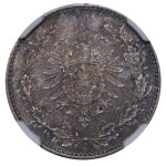 Germany, 50 Pfennigs, 1877 year, J, NGC, MS 64