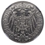 Germany, 25 Pfennigs, 1911 year, A, NGC, PF 67