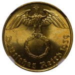 Germany, 5 Pfennigs, 1939 year, J, NGC, MS 64