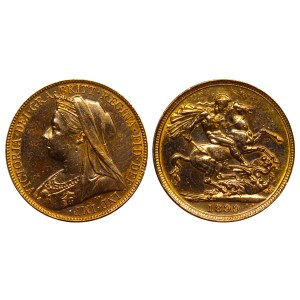 Australia, 1 Sovereign, 1899 year, M