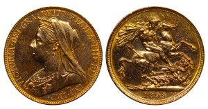 Australia, 1 Sovereign, 1899 year, M