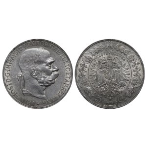 Austrian Empire, 5 Crowns, 1900 year