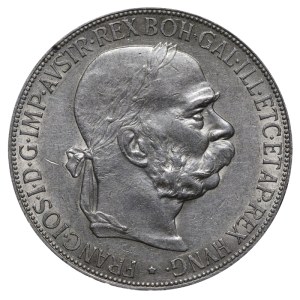 Austrian Empire, 5 Crowns, 1900 year