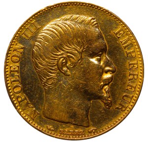France, 20 Francs, 1854 year, A