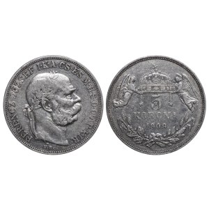 Hungary, 5 Crowns, 1909 year, KB