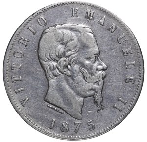 Italy, 5 Lire, 1875 year, M-NB