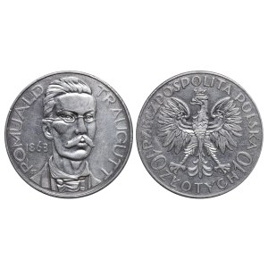 Poland, 10 Zlotys, 1933 year, 70th Anniversary of 1863 Insurrection, Romuald Traugutt