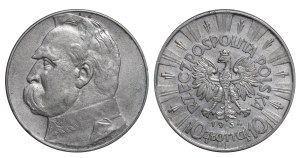 Poland, 10 Zlotys, 1934 year, Yozef Pilsudski