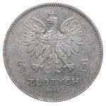 Poland, 5 Zlotys, 1928 year, Nike