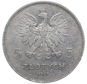Poland, 5 Zlotys, 1928 year, Nike
