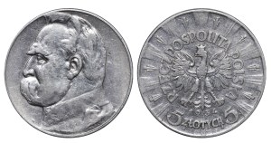 Poland, 5 Zlotys, 1934 year, Jozef Pilsudski