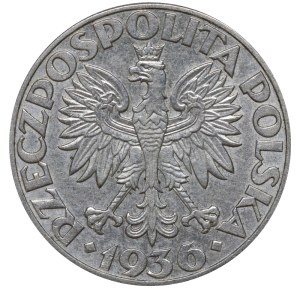 Poland, 5 Zlotys, 1936 year, 15th Anniversary of Gdynia Seaport