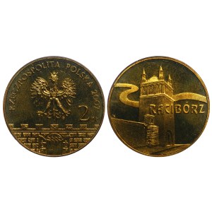 Poland, 2 Zlotys, 2007 year, MW, Raciborz, PCGS MS 66