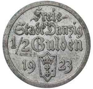 Free city of Danzig, ½ Gulden, 1923 year