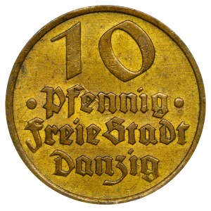 Free city of Danzig, 10 Pfennigs, 1932 year
