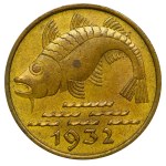 Free city of Danzig, 10 Pfennigs, 1932 year