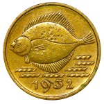 Free city of Danzig, 5 Pfennigs, 1932 year