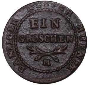 Republic of Danzig, French Occupation, 3 Schilling, 1812 year, M