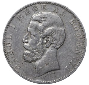 Romania, 5 Lei, 1883 year, B