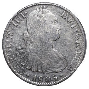 New Spain (Mexico), 8 Reales, 1805 year, TH