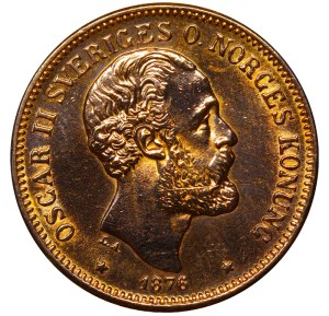 Sweden, 20 Kronor, 1876 year, EB-LA