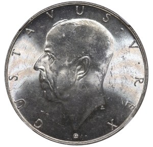 Sweden, 2 Kronor, 1938 year, G, Settlement of New Sweden, NGC, MS 63