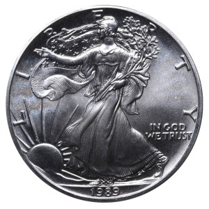 United States, 1 Dollar, 1989 year, American Silver Eagle