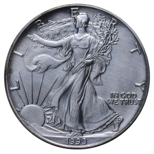 United States, 1 Dollar, 1990 year, American Silver Eagle
