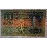 Austria, 20 Kronen, 1913, VF