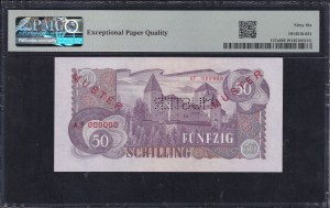 Austria, 50 Schilling, 1962, Gem UNC 66 EPQ, ''SPECIMEN''