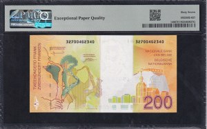 Belgium, 200 Francs, 1995, Superb Gem UNC 67 EPQ