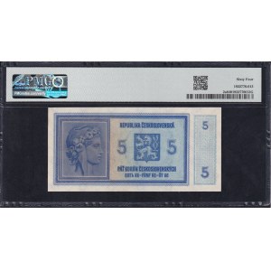 Bohemia & Moravia, 5 Korun, 1939, Choice UNC 64