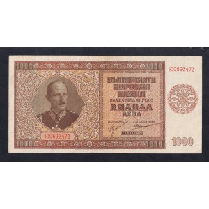 Bulgaria, 1000 Leva, 1942, XF