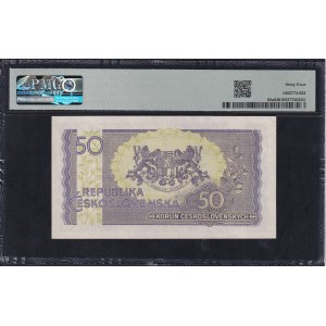 Czechoslovakia, 50 Korun, 1945, Choice UNC 64